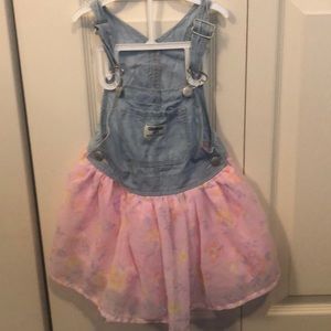 3t beautiful demon jumper with pretty pink skirt